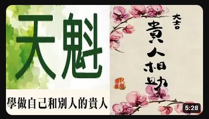 天魁星文質彬彬具威嚴 - ZiWei 卜好運