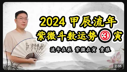 2024甲辰年 流年在辰 贪狼 - 黄彦淳说紫微斗数